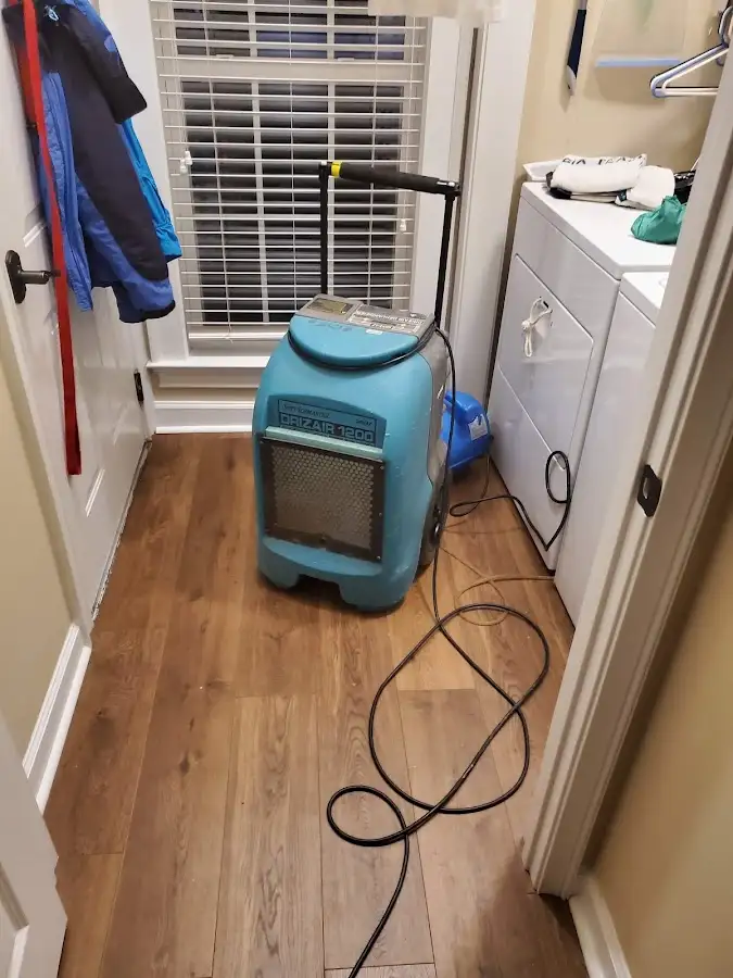 Commercial dehumidifier deployed for Crawl Space Restoration in Pinehurst
