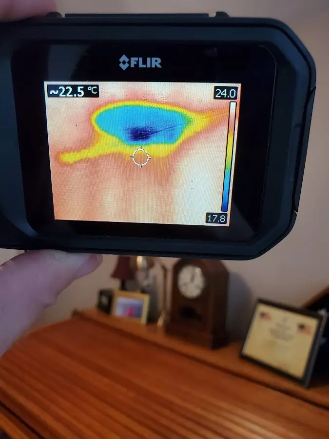 Thermal imaging inspection for water damage in Pinehurst